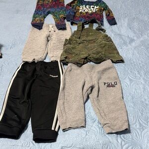 Polo by Ralph Lauren Gray Kids Joggers with Logo